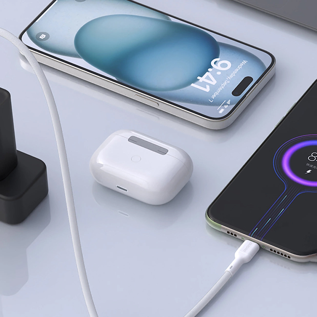 Cavo Dati e Ricarica USB-A - USB-C Dudao L9T, 100W, 1m, Bianco