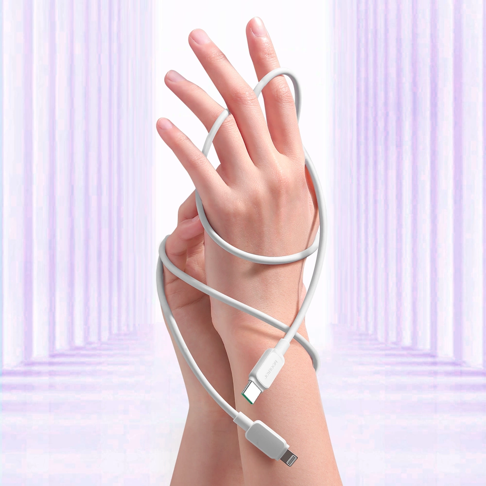 USB-C - Lightning Lade- und Datenkabel Joyroom S-A14, 30W, 1.2m, Weiß