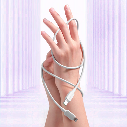 USB-C - Lightning Lade- und Datenkabel Joyroom S-A14, 30W, 1.2m, Weiß