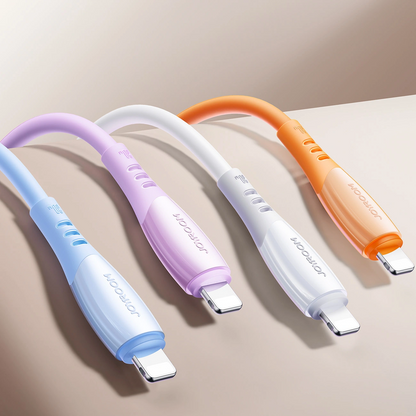 Daten- und Ladekabel USB-C - Lightning Joyroom S-A59 Vibrant, 30W, 1.2m, Orange