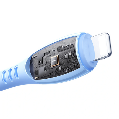 Cavo Dati e Ricarica USB-C - Lightning Joyroom S-A59 Vibrant, 30W, 1.2m, Blu