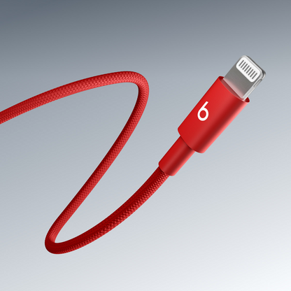USB-C - Lightning Beats Daten- und Ladekabel, 1,5 m, Rot MFEH4ZM/A