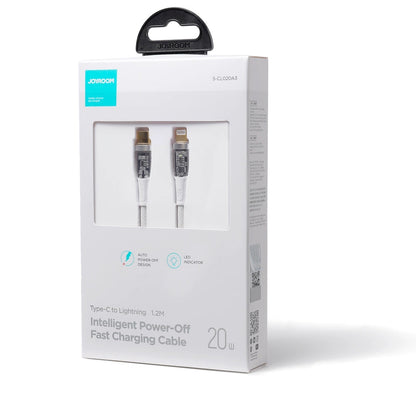 USB-C - Lightning Daten- und Ladekabel Joyroom S-CL020A3, 20W, 1,2m, Weiß