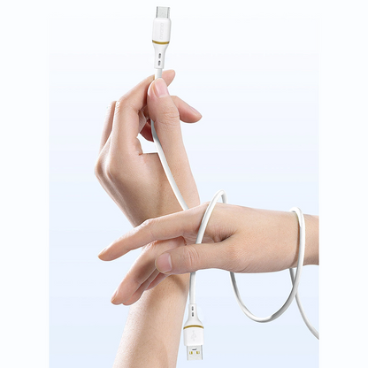 Cavo Dati e Ricarica USB-C - USB-C Dudao L25C, 30W, 1m, Bianco