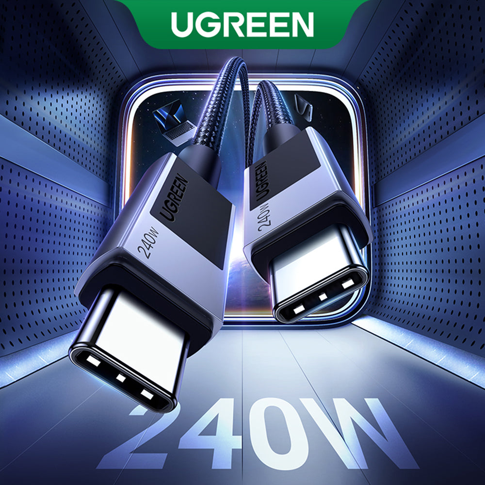 Cavo Dati e Ricarica USB-C - USB-C UGREEN L513, 240W, 1m, Nero