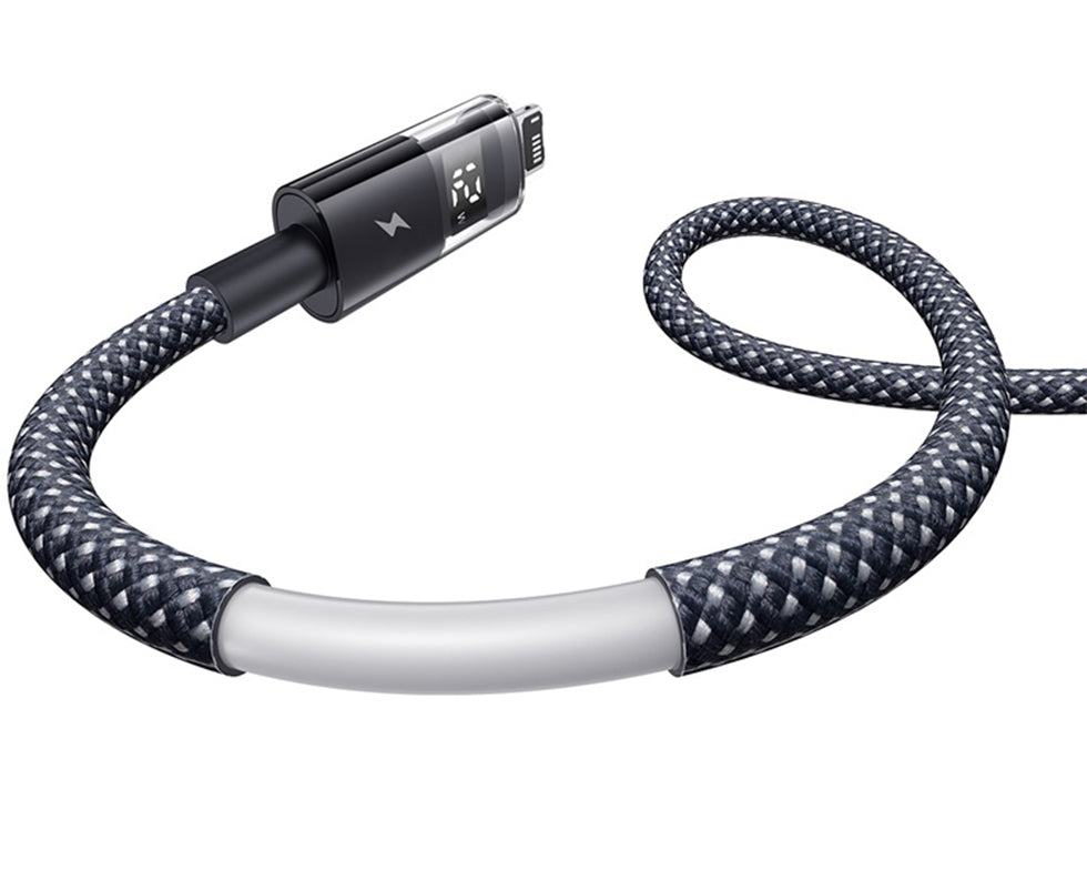 Câble de Données et de Charge USB-A - Lightning Baseus Display 2, 18W, 1m, Noir P10382700121-00