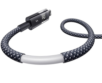 Câble de Données et de Charge USB-A - Lightning Baseus Display 2, 18W, 1m, Noir P10382700121-00