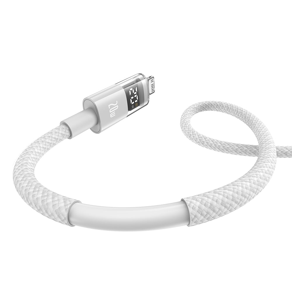 USB-C to USB-C Data and Charging Cable Baseus Display 2, 100W, 1m, White P10382702211-00