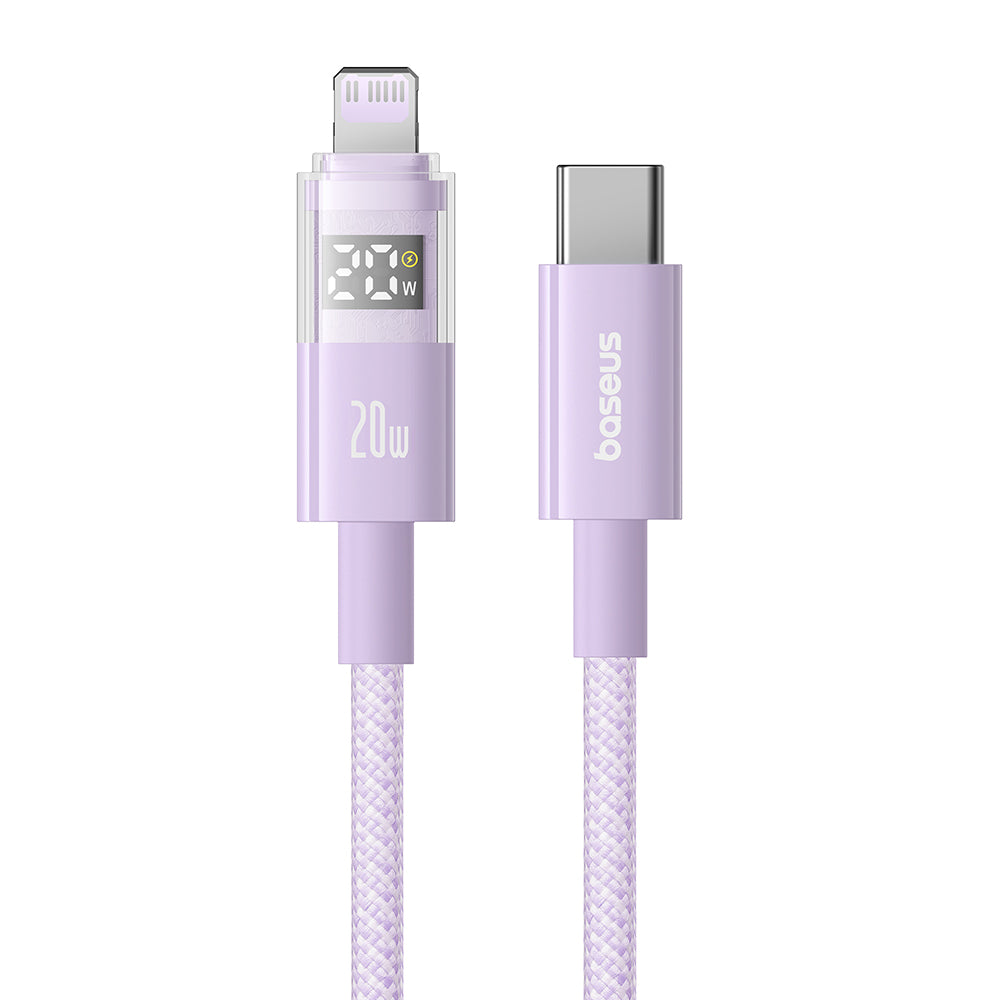 Câble de Données et de Charge USB-C - USB-C Baseus Display 2, 100W, 1m, Violet P10382702511-00
