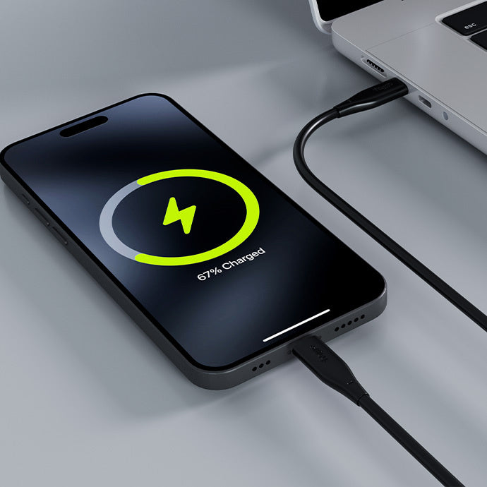 Câble de Données et de Charge USB-C - USB-C Allity. AUC-02, 100W, 1m, Noir
