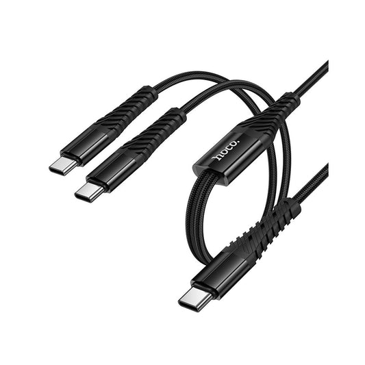 Cavo di Ricarica USB-C - 2 x USB-C HOCO X123, 10W, 1m, Nero