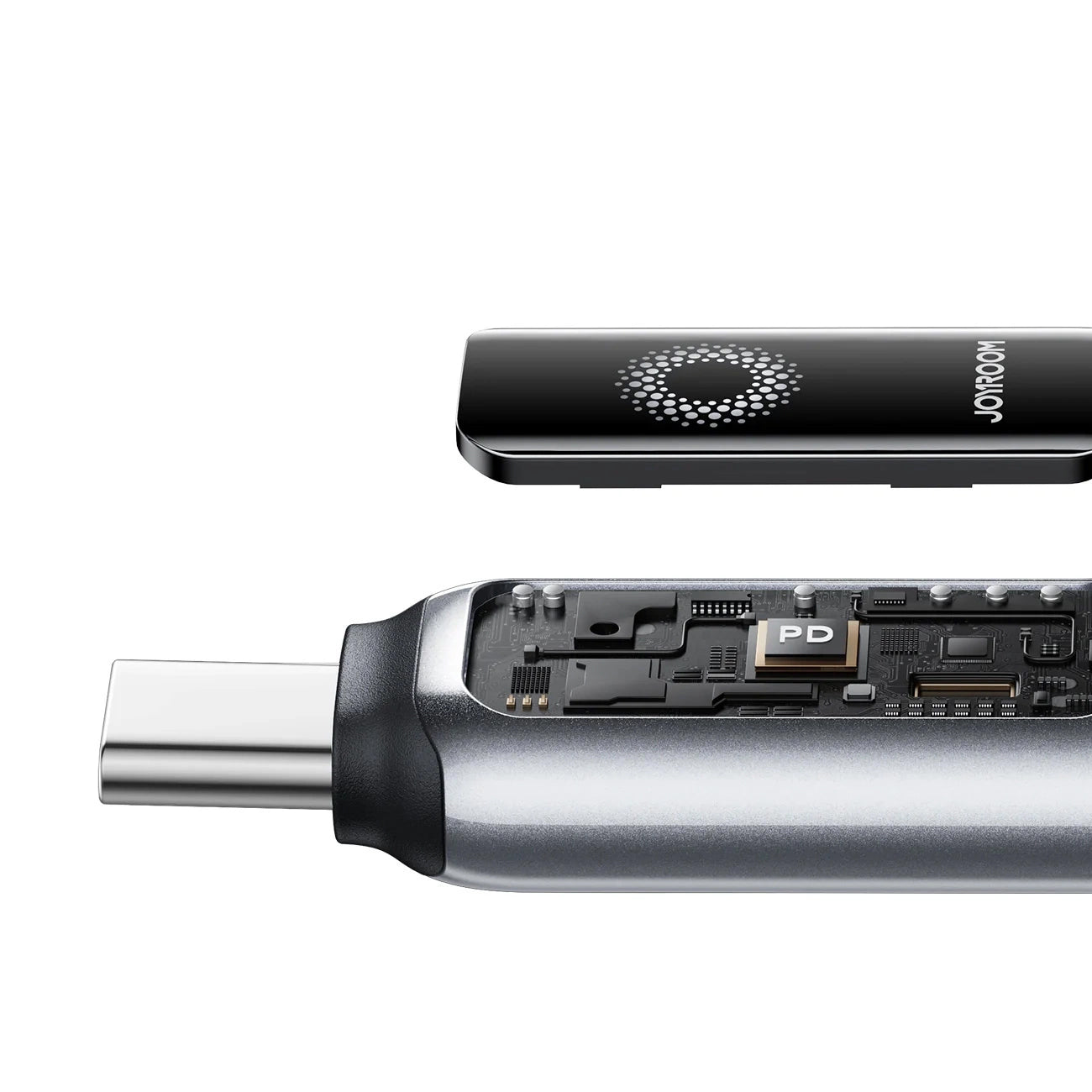 Cavo Dati e Ricarica USB-C - USB-C Joyroom S-A55 StarFlight Display, 100W, 1.2m, Nero