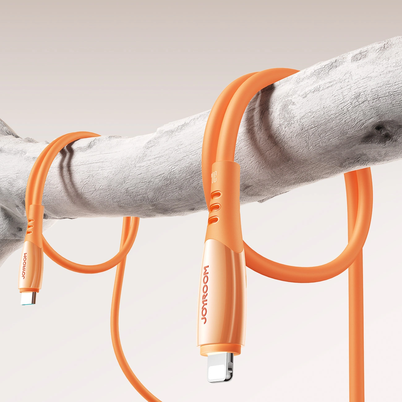 Daten- und Ladekabel USB-C - Lightning Joyroom S-A59 Vibrant, 30W, 1.2m, Orange