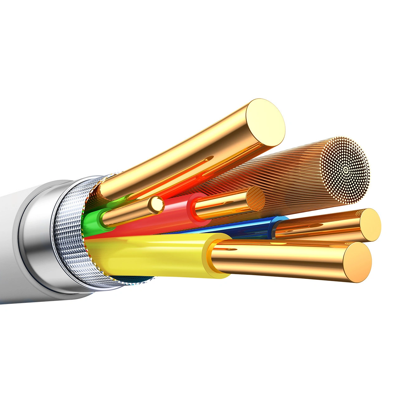 USB-C Daten- und Ladekabel - USB-C Joyroom S-A59 Vibrant, 60W, 1.2m, Weiß