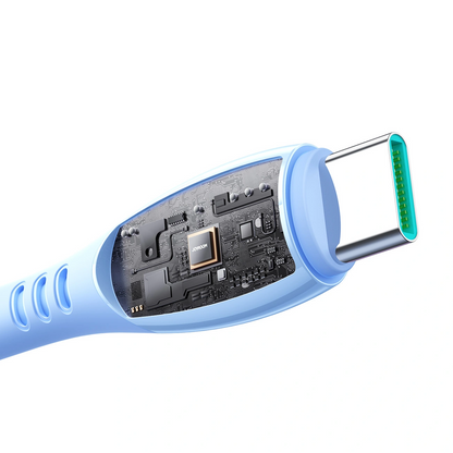 Cavo Dati e Ricarica USB-C - USB-C Joyroom S-A59 Vibrant, 60W, 1.2m, Blu