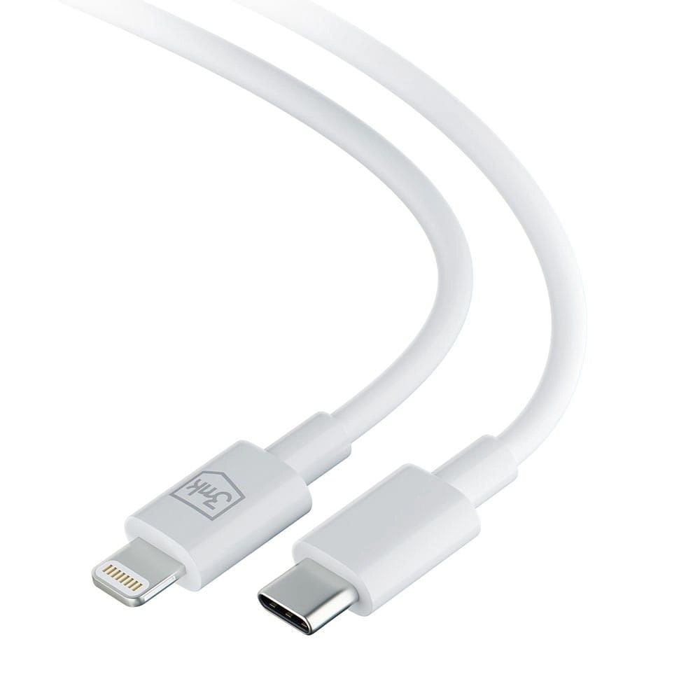 Cavo Dati e Ricarica USB-C - Lightning 3MK Hyper, 20W, 1,2m, Bianco