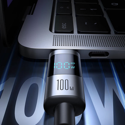 USB-C Daten- und Ladekabel - USB-C Joyroom S-A16 Pro Prism Display, 100W, 1,2m, Schwarz