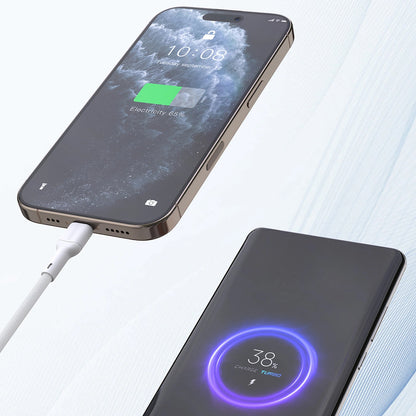 Daten- und Ladekabel USB-C - USB-C Dudao L9C, 65W, 1m, Weiß