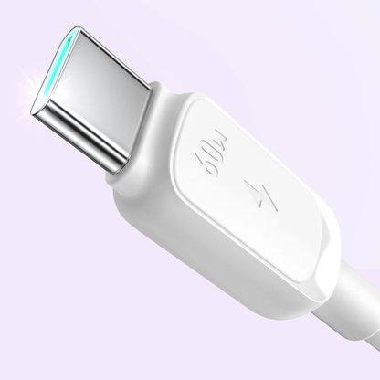 Câble de Données et de Charge USB-C - USB-C Joyroom S-A14, 60W, 1.2m, Blanc