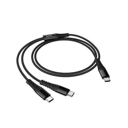 Cavo di Ricarica USB-C - 2 x USB-C HOCO X123, 10W, 1m, Nero