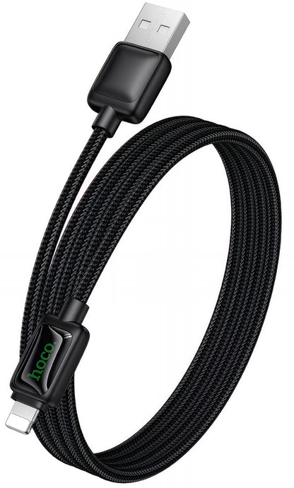 Cavo Dati e Ricarica USB-A - Lightning HOCO U146, 12W, 1.2m, Nero
