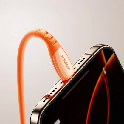 Daten- und Ladekabel USB-C - Lightning Joyroom S-A59 Vibrant, 30W, 1.2m, Orange