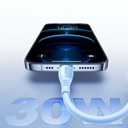 Cavo Dati e Ricarica USB-C - Lightning Joyroom S-A59 Vibrant, 30W, 1.2m, Blu