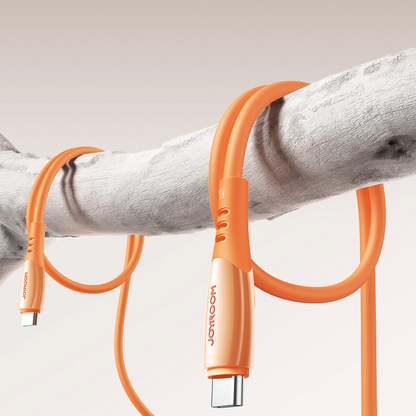 USB-C Daten- und Ladekabel - USB-C Joyroom S-A59 Vibrant, 60W, 1.2m, Orange