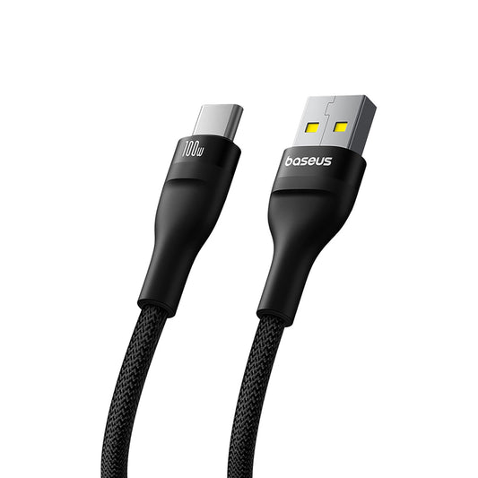 Cavo Dati e Ricarica USB-A - USB-C Baseus Flash Series II, 100W, 2m, Nero P10311804111-01