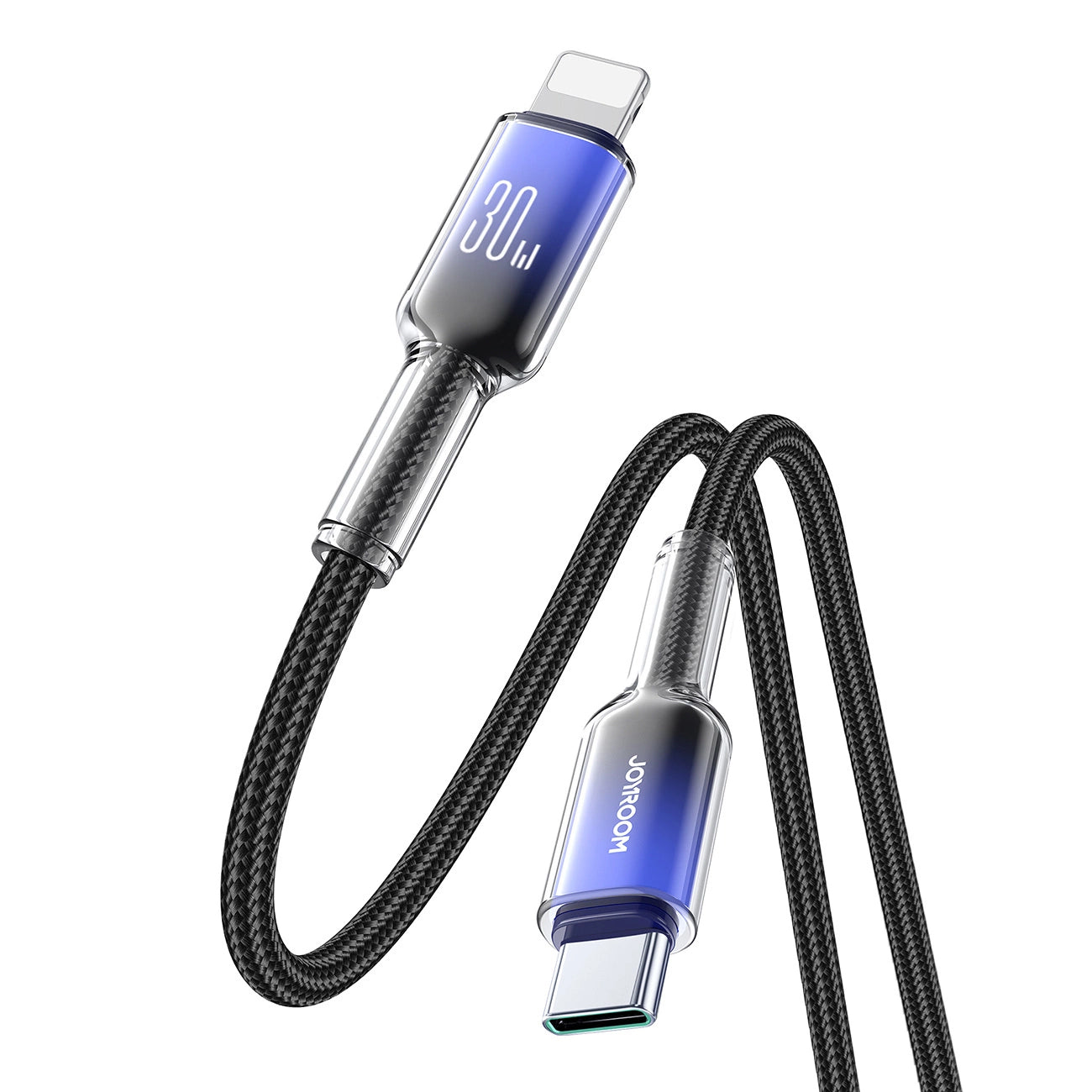 Daten- und Ladekabel USB-C - Lightning Joyroom S-A42, 30W, 1,2m, Schwarz