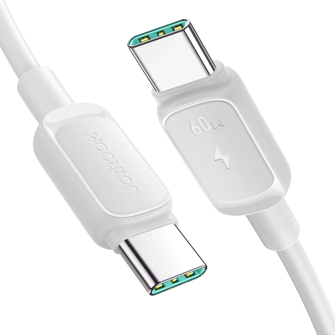 Câble de Données et de Charge USB-C - USB-C Joyroom S-A14, 60W, 1.2m, Blanc