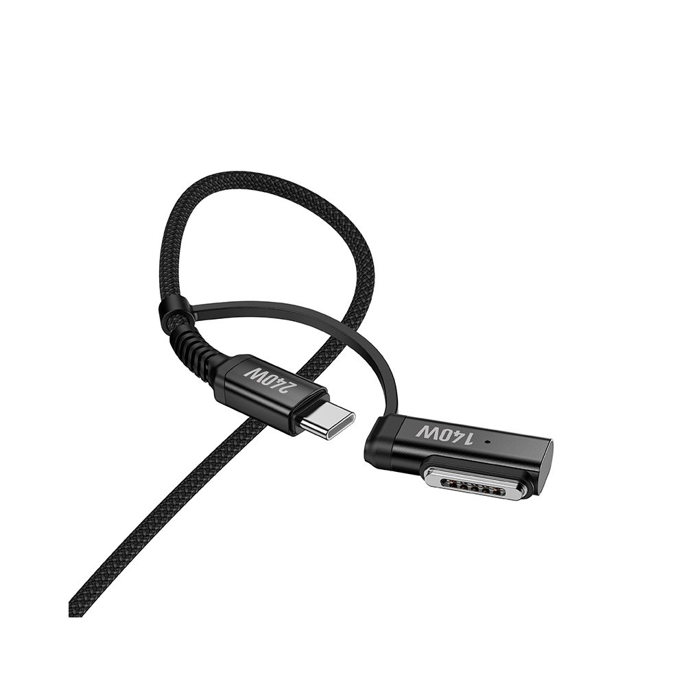 Ladekabel HOCO U142, USB-C - USB-C / MagSafe 3, 240W, 1.8m, Schwarz