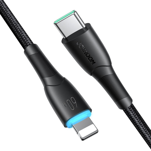 Câble de Données et de Charge USB-C - USB-C Joyroom S-A32, 60W, 1m, Noir