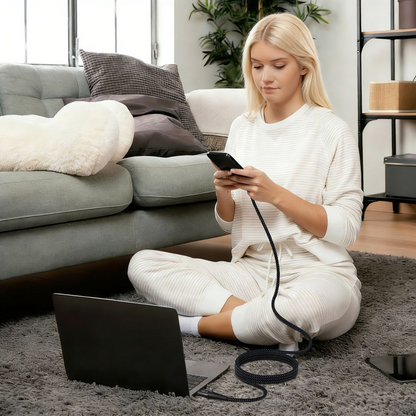 Cavo Dati e Ricarica USB-C - USB-C Tech-Protect UB11T Ultraboost, 240W, 2m, Nero