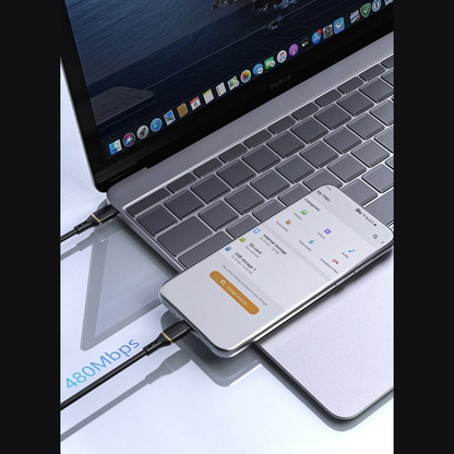 Cavo Dati e Ricarica USB-C - USB-C Dudao L25C, 30W, 1m, Bianco