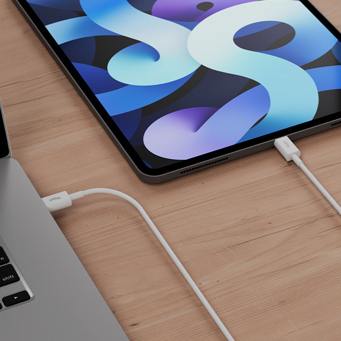 USB-C Daten- und Ladekabel - USB-C Allity. AUC-03, 100W, 1m, Weiß