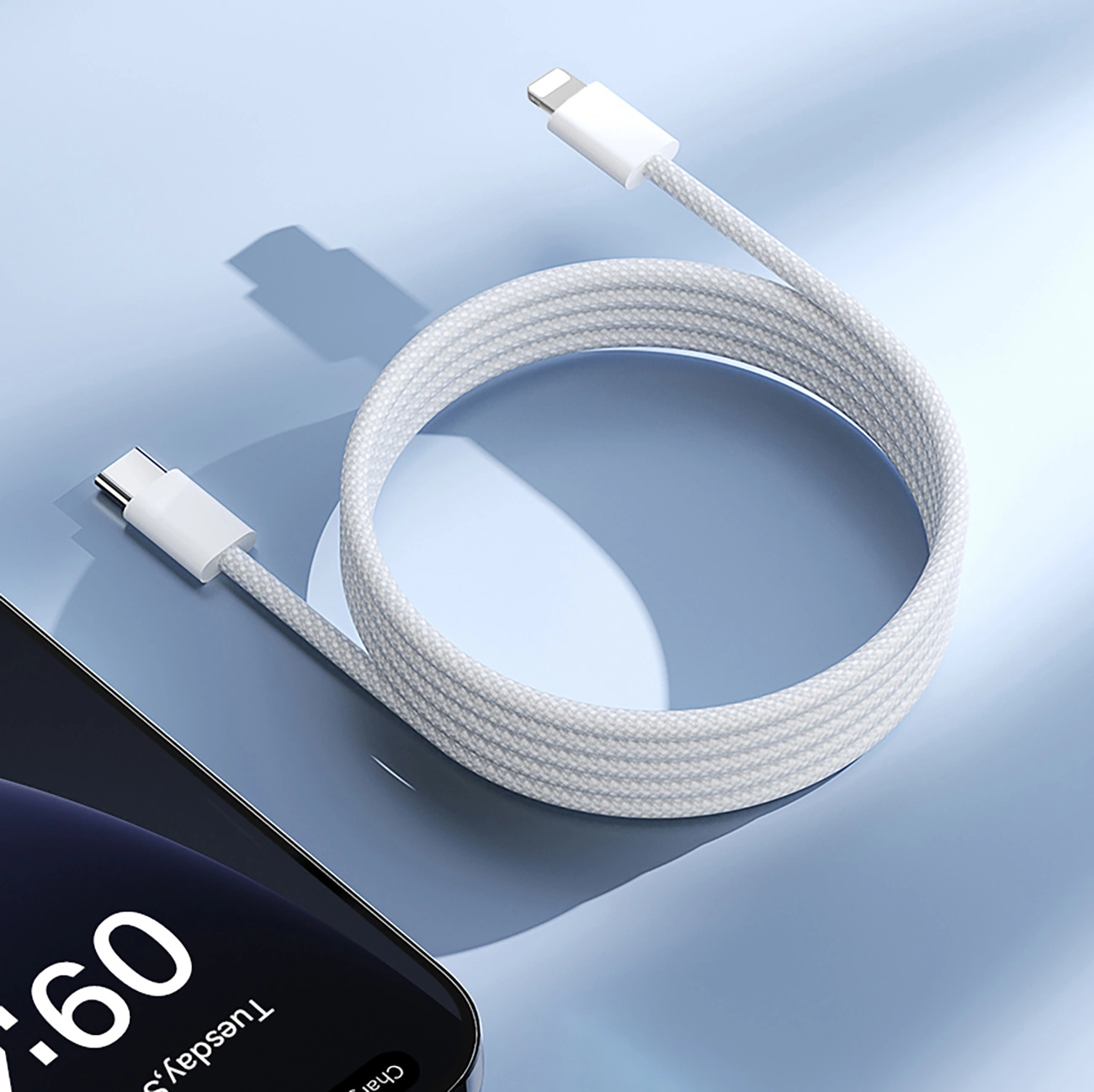 Câble de Données et de Charge USB-C - Lightning Joyroom S-A45, 30W, 1m, Blanc
