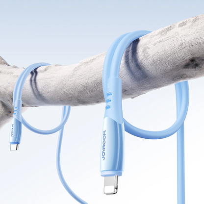 Cavo Dati e Ricarica USB-C - Lightning Joyroom S-A59 Vibrant, 30W, 1.2m, Blu