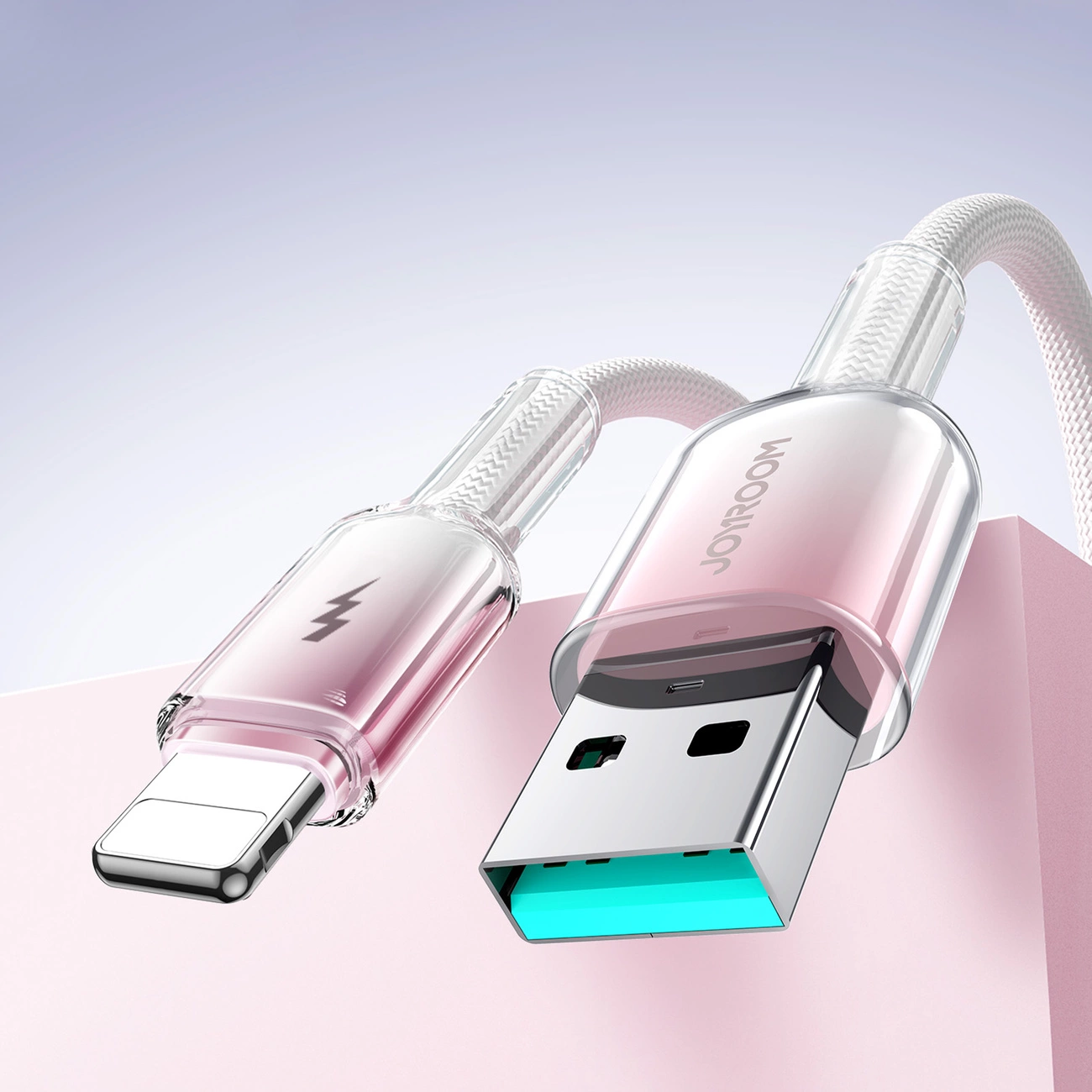 Daten- und Ladekabel USB-A - Lightning Joyroom S-A42, 18W, 1,2m, Weiß