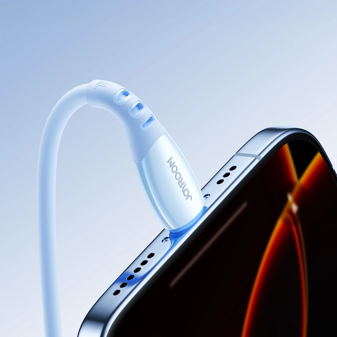 Cavo Dati e Ricarica USB-C - Lightning Joyroom S-A59 Vibrant, 30W, 1.2m, Blu