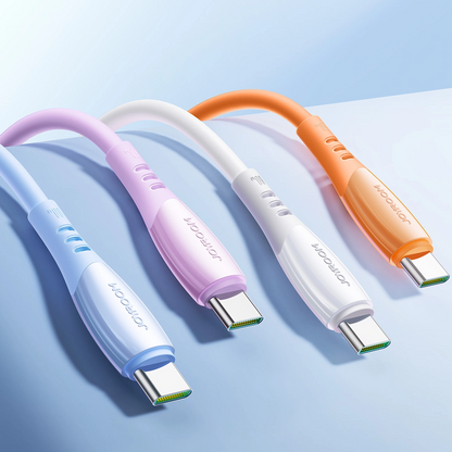 Cavo Dati e Ricarica USB-C - USB-C Joyroom S-A59 Vibrant, 60W, 1.2m, Blu