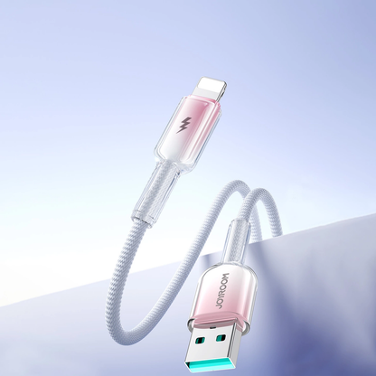 Daten- und Ladekabel USB-A - Lightning Joyroom S-A42, 18W, 1,2m, Weiß