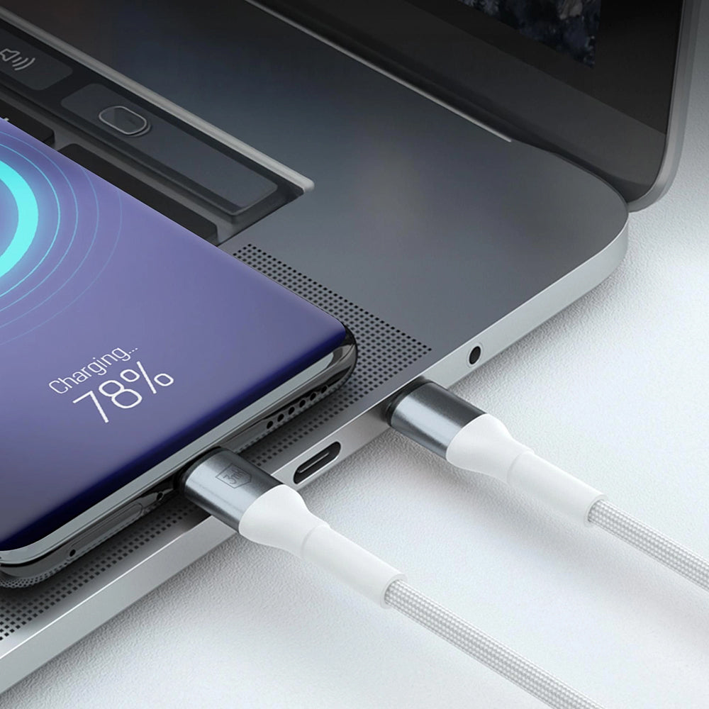 USB-A to Lightning Data and Charging Cable 3MK Hyper N, 12W, 2m, White