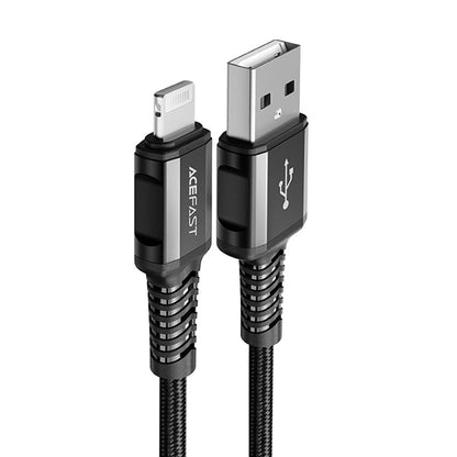 Cavo Dati e Ricarica USB-A - Lightning Acefast C1-02, 18W, 1.2m, Nero