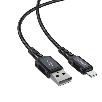 Daten- und Ladekabel USB-A - Lightning Acefast C4-02, 18W, 1,8m, Schwarz