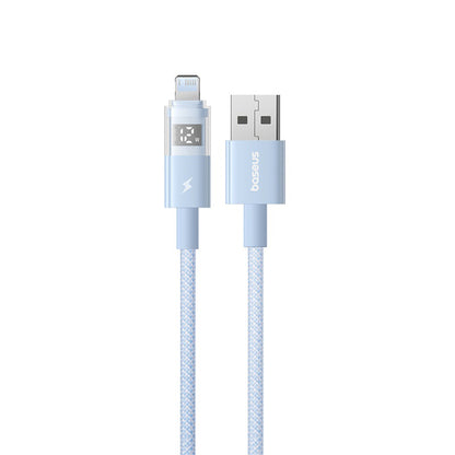 Câble de Données et de Charge USB-A - Lightning Baseus Display 2, 12W, 1m, Bleu P10382700311-00