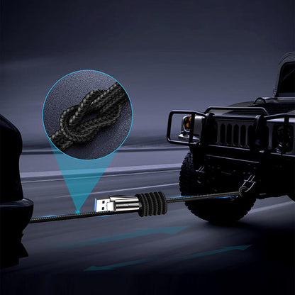 Daten- und Ladekabel USB-A - Lightning ColorWay CW-CBUL035, 18W, 1m, Schwarz