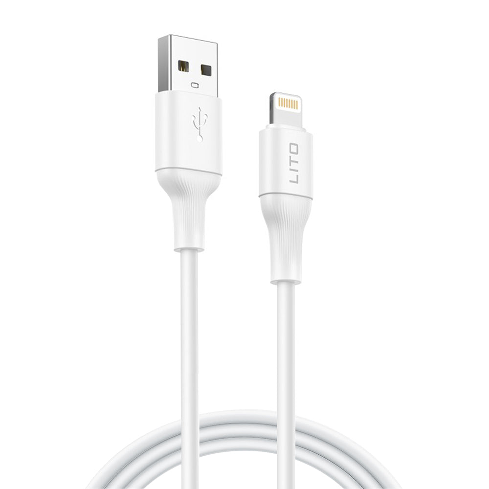 Cavo Dati e Ricarica USB-A - Lightning Lito LD06L, 18W, 1m, Bianco