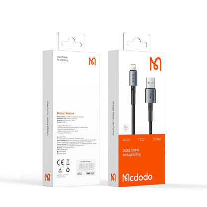 Cavo Dati e Ricarica USB-A - Lightning McDodo CA-3580, 18W, 1.2m, Nero