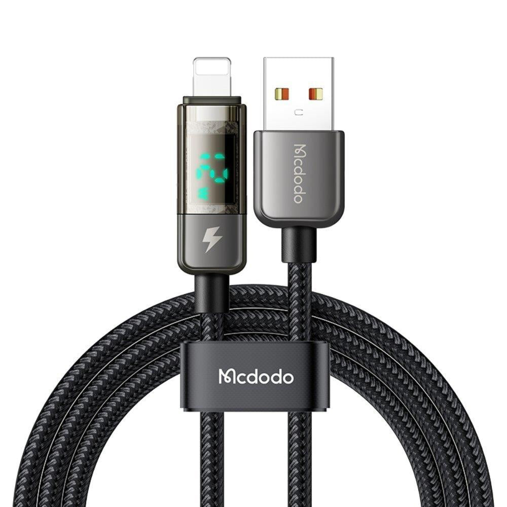 Cavo Dati e Ricarica USB-A - Lightning McDodo CA-3620 Display Auto Power Off, 18W, 1.2m, Nero